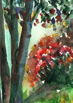 "Fall Dream" by Kathleen Ward, Edgerton WI - Watercolor
